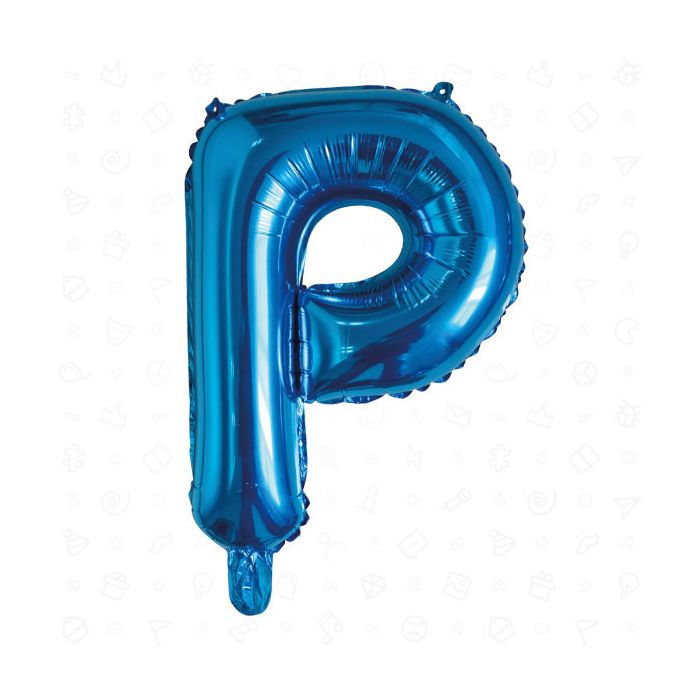 Palloncino Lettera (p) Blu Pz.1 17" Cm.43 main product photo
