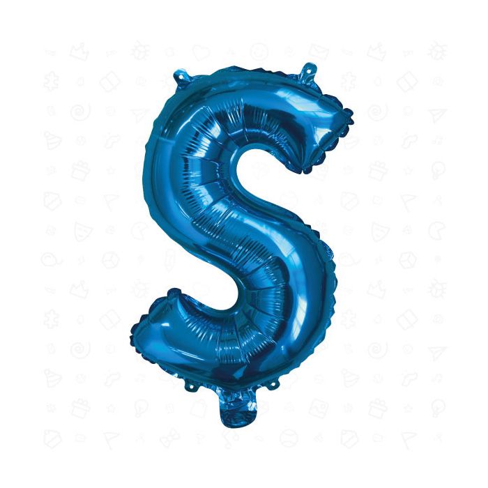 Palloncino Lettera (s) Blu Pz.1 17" Cm.43 main product photo
