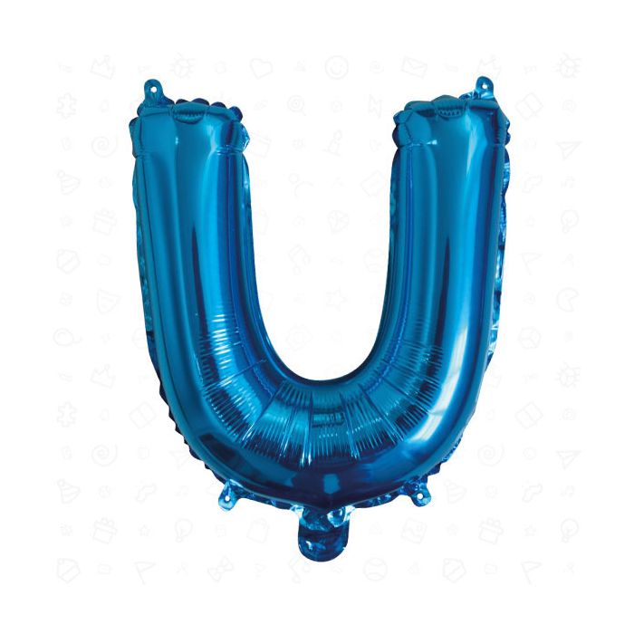 Palloncino Lettera (u) Blu Pz.1 17" Cm.43 main product photo