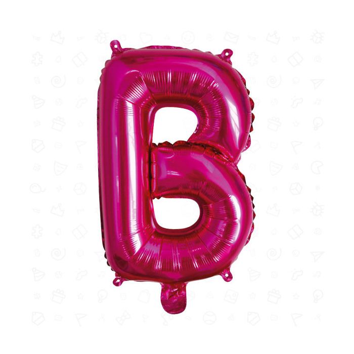 Palloncino Lettera (b) Fuchsia Pz.1 17" Cm.43 main product photo