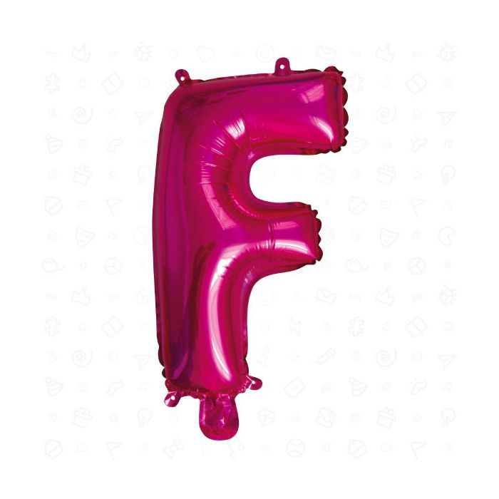 Palloncino Lettera (f) Fuchsia Pz.1 17" Cm.43 main product photo