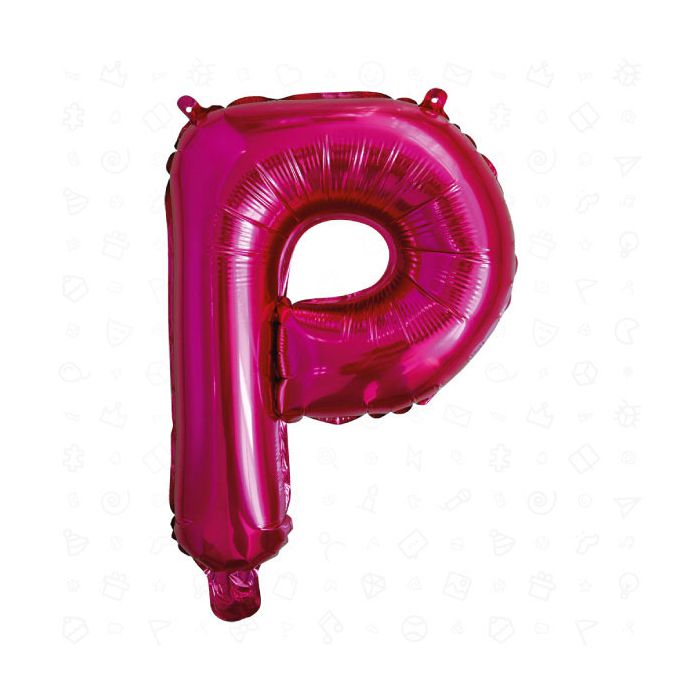 Palloncino Lettera (p) Fuchsia Pz.1 17" Cm.43 main product photo