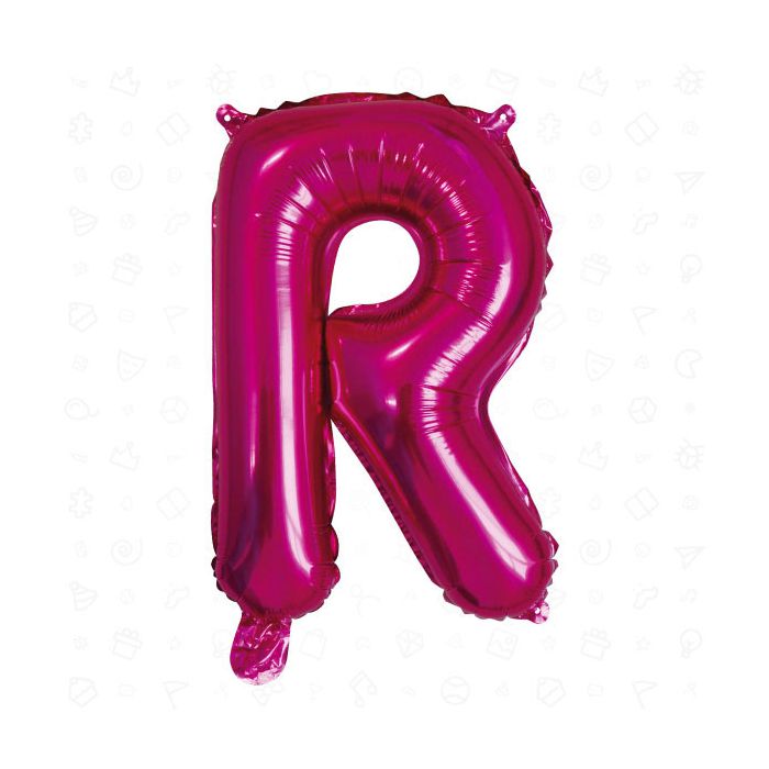 Palloncino Lettera (r) Fuchsia Pz.1 17" Cm.43 main product photo