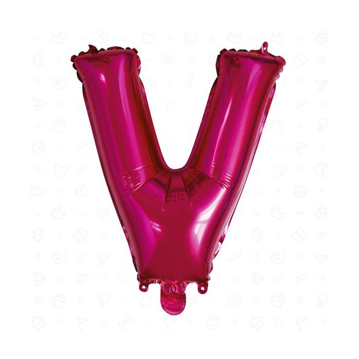 Palloncino Lettera (v) Fuchsia Pz.1 17" Cm.43 main product photo