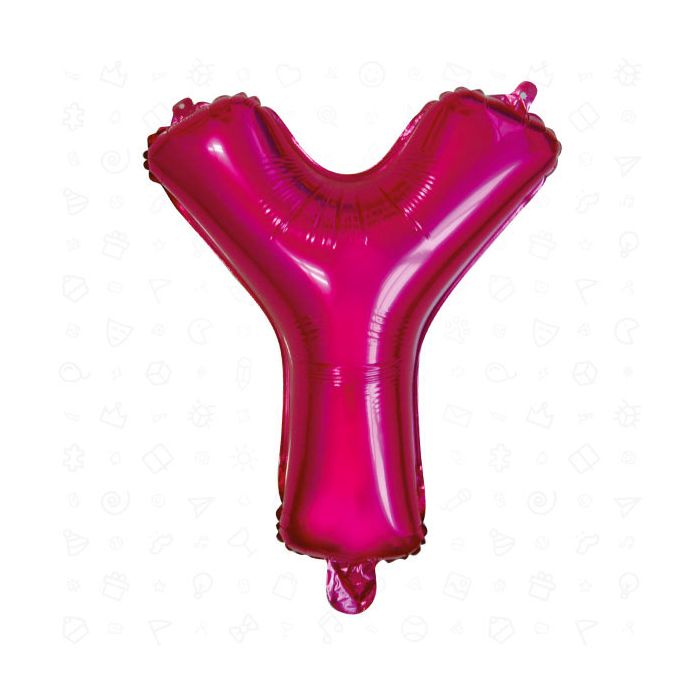 Palloncino Lettera (y) Fuchsia Pz.1 17" Cm.43 main product photo