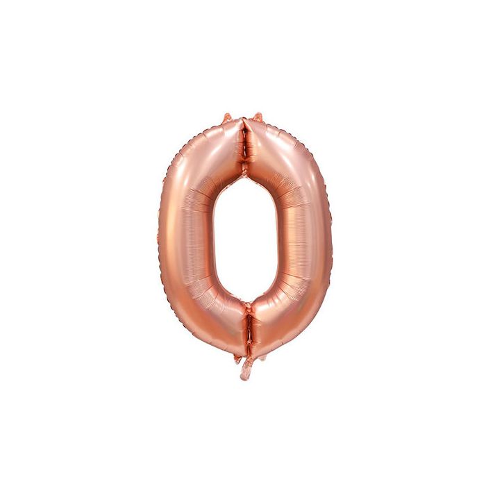 Palloncino 0 Rose Gold Satinato Pz.1 Mylar 34"/cm.86 main product photo
