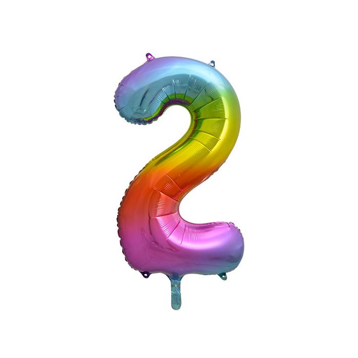 Palloncino 2 Multicolor Pz.1 Mylar 34"/cm.86 main product photo
