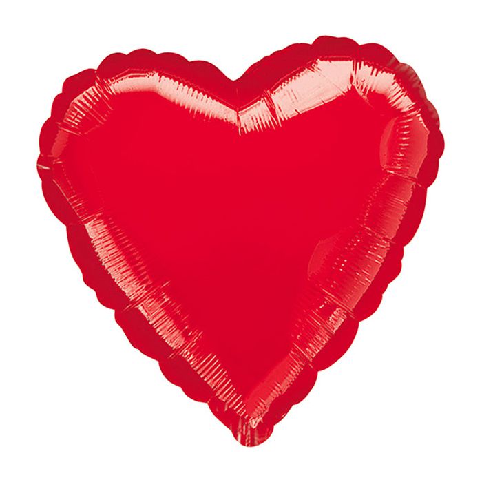 Palloncino Cuore Rosso Pz.1 Mylar Cuore 18"/cm.45 main product photo