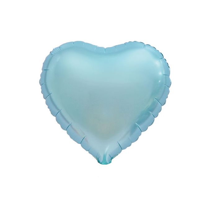 Palloncino Cuore Azzurro Satinato Pz.1 main product photo