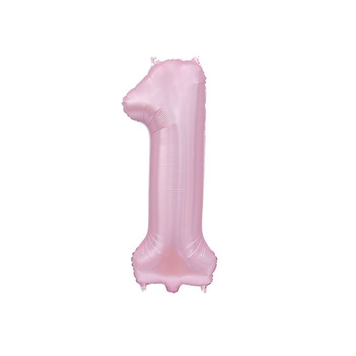 Palloncino 1 Rosa Baby Satinato Pz.1 main product photo