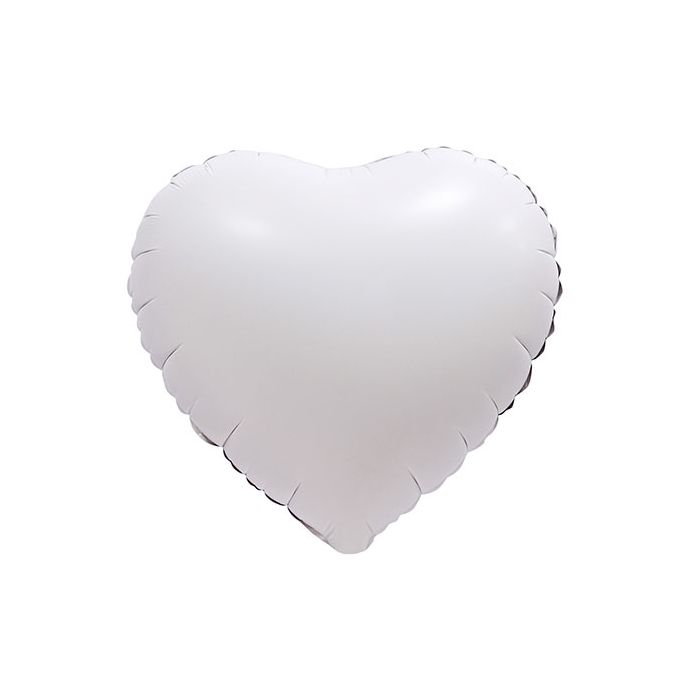 Palloncino Cuore Bianco Satinato Pz.1 main product photo