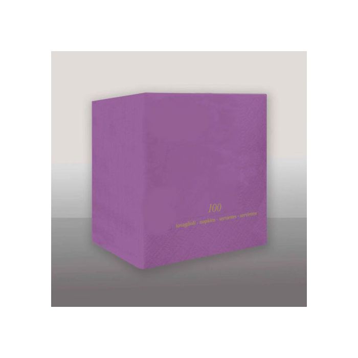 Tovagliolo Viola Pz.100 Cm.25x25 Veli 2 main product photo