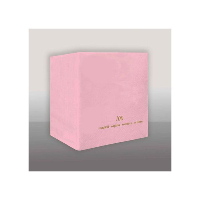 Tovagliolo Rosa Pz.100 Cm.25x25 Veli 2 main product photo