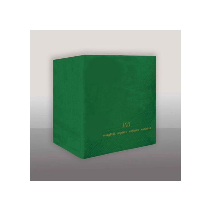 Tovagliolo Verde Foresta Pz.100 Cm.25x25 Veli 2 main product photo