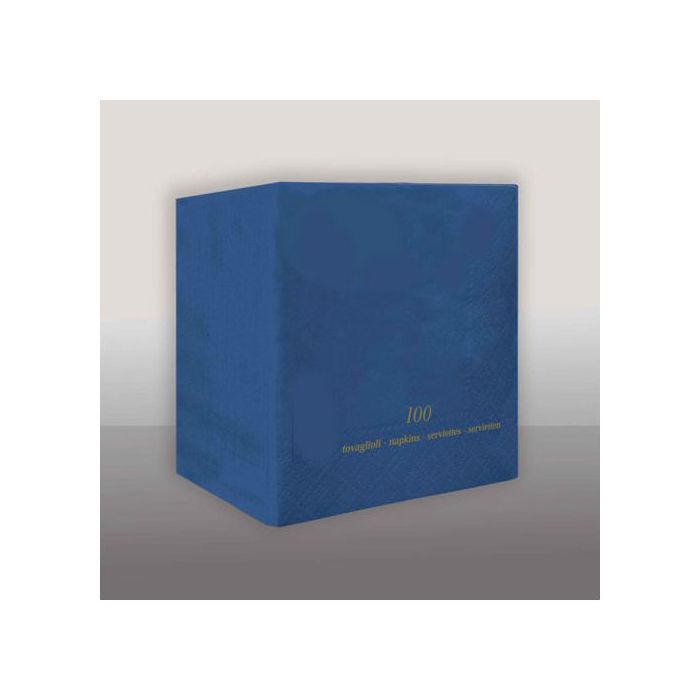 Tovagliolo Blu Notte Pz.100 Cm.25x25 Veli 2 main product photo