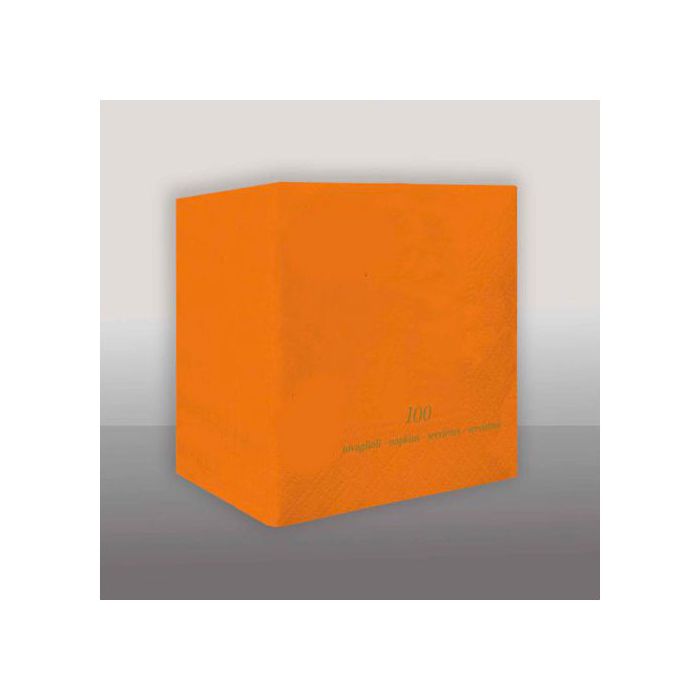 Tovagliolo Arancio Pz.100 Cm.25x25 Veli 2 main product photo