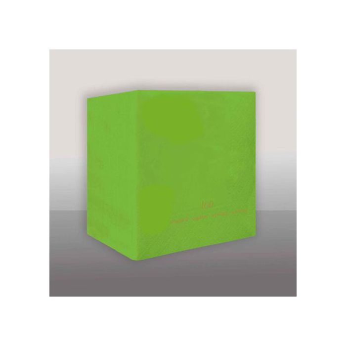 Tovagliolo Verde Lime Pz.100 Cm.25x25 Veli 2 main product photo