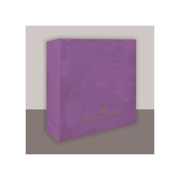 Tovagliolo Viola Pz.50 Cm.33x33 Veli 2 main product photo