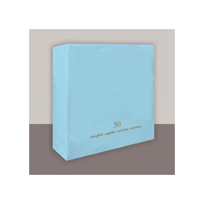 Tovagliolo Azzurro Pz.50 Cm.33x33 Veli 2 main product photo