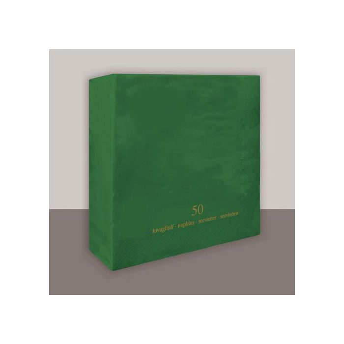 Tovagliolo Verde Foresta Pz.50 Cm.33x33 Veli 2 main product photo