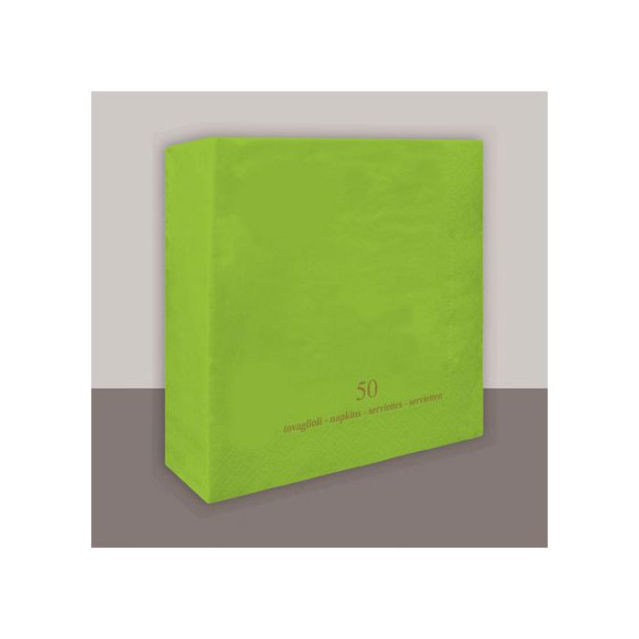 Tovagliolo Verde Lime Pz.50 Cm.33x33 Veli 2 main product photo