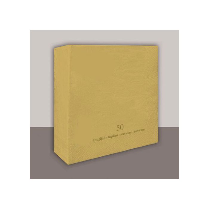 Tovagliolo Oro Pz.50 Cm.33x33 Veli 2 main product photo