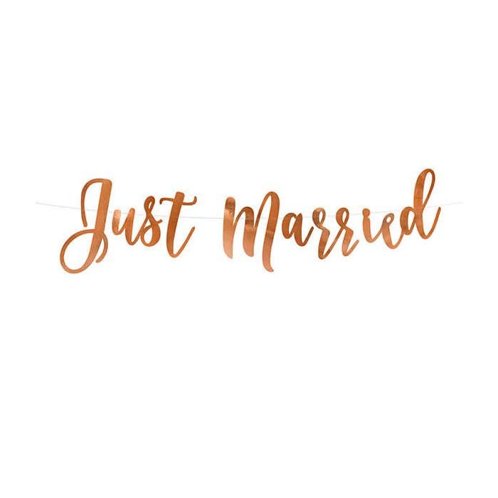 Festone Just Married Rose Gold Pz.1 main product photo