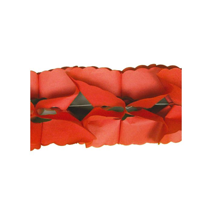 Festone Maxi Rosso Pz.1 Mt.4 X Cm.h.25 main product photo