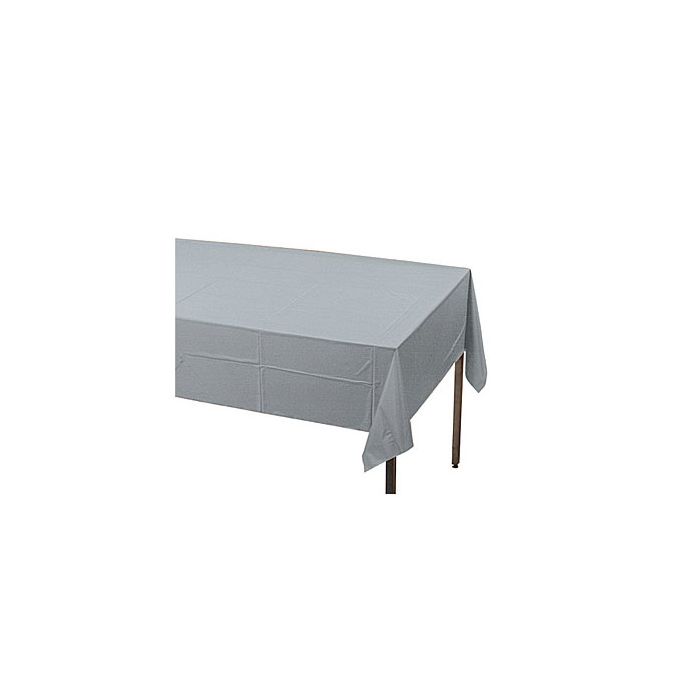 Tovaglia Plastica Argento Pz.1 Cm.274x137 main product photo