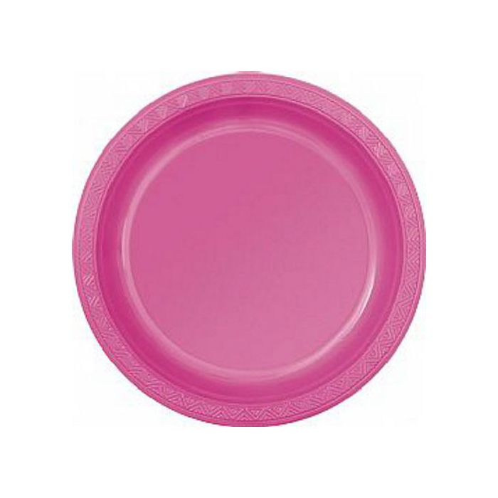 Piatto Piano Fuxia Deluxe Pz.30 Cm.23 - 3 Confezioni Da 10 Pz. main product photo