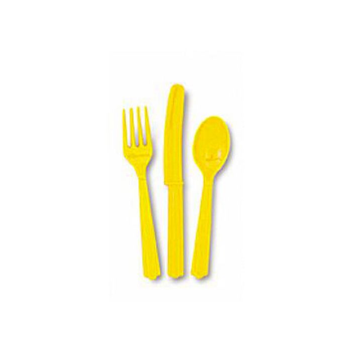 Cucchiaio Giallo Deluxe Pz.10 main product photo