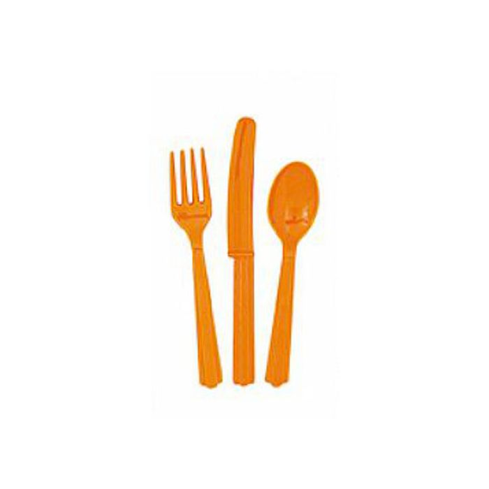 Forchetta Arancio Deluxe Pz.10 main product photo