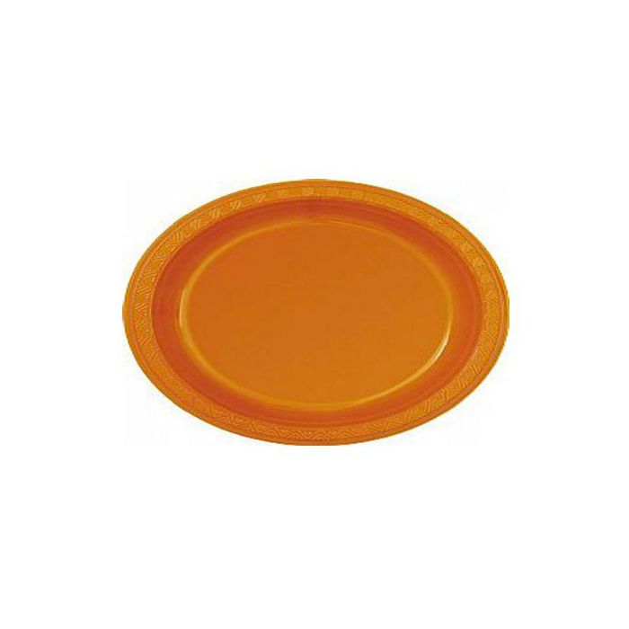 Piatto Ovale Arancio Deluxe Pz.5 Cm.32 main product photo
