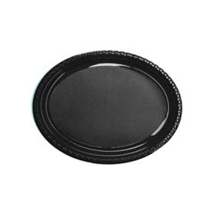Piatto Ovale Nero Deluxe Pz.5 Cm.32 main product photo