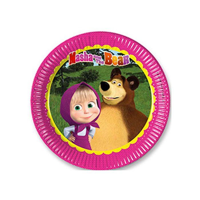 Piatti Masha E Orso Pz.8 Cm.23 main product photo
