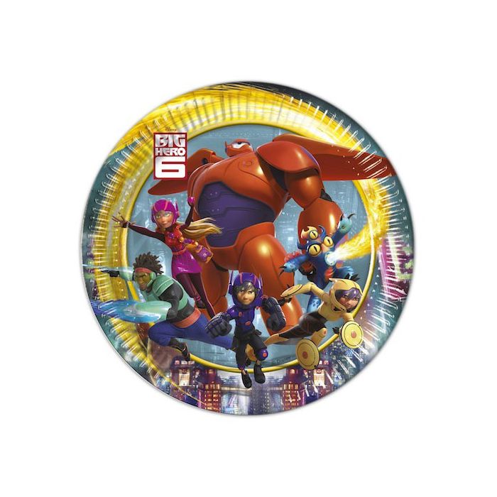 Piattini Big Hero 6 Pz.8 Cm.20 main product photo