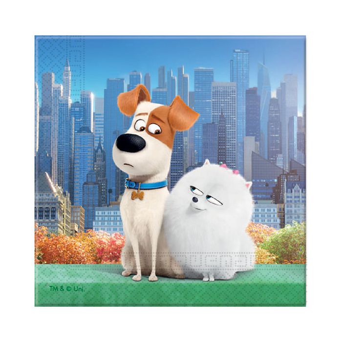 Tovaglioli Pets Vita Da Animali Pz.20 Cm.33x33 main product photo