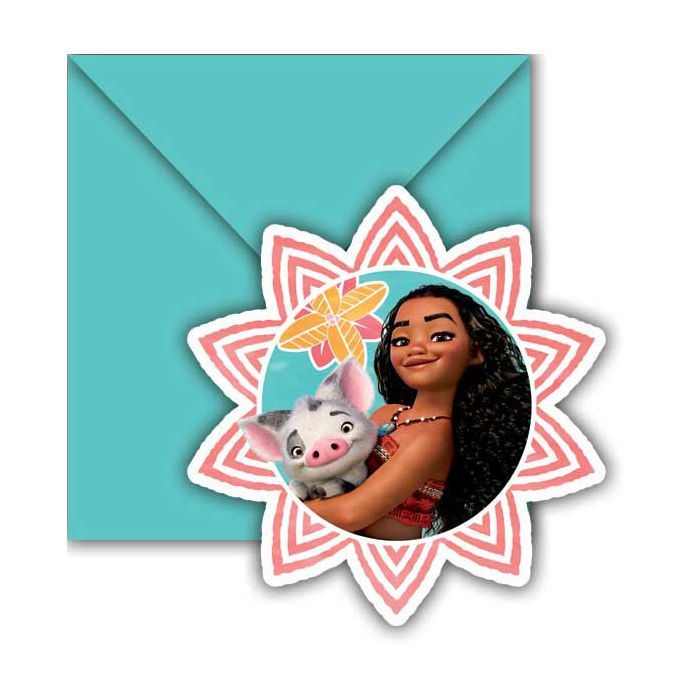 Inviti Oceania Disney (moana) Pz.6 Cm.14 X Cm.8.5 main product photo