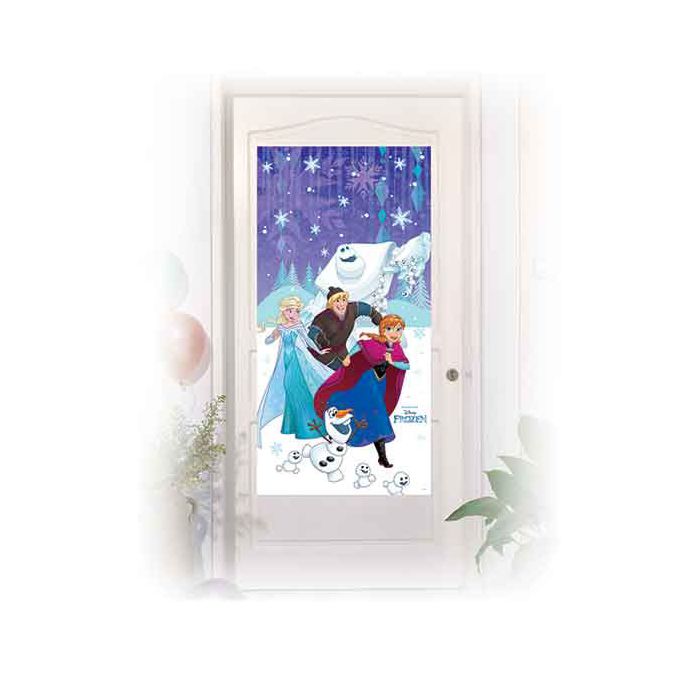 Copriporta Frozen Snowflakes Pz.1 Cm.76 X Cm.152 main product photo