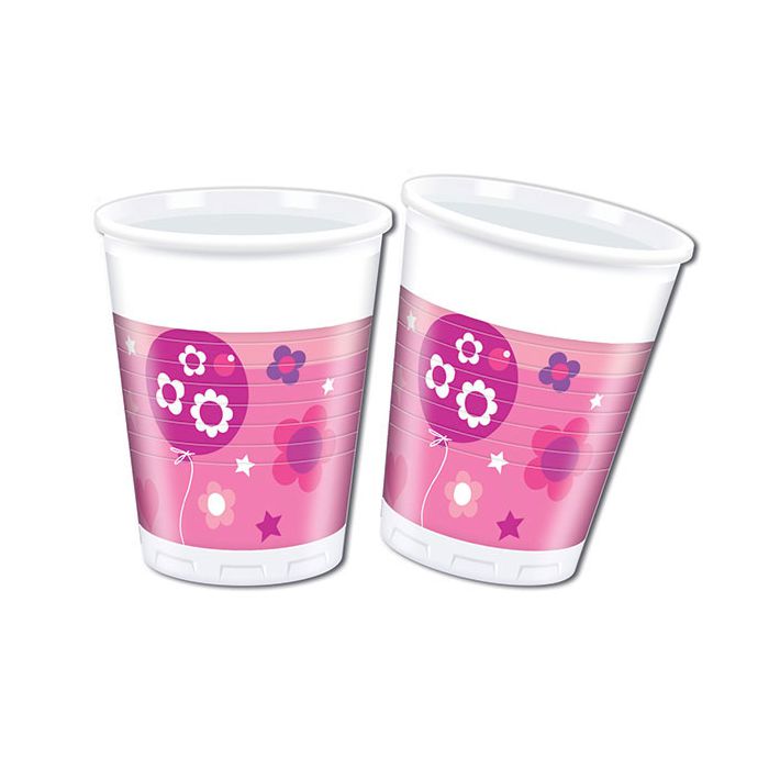 Bicchieri Compleanno Bambina Pz.8 Ml.200 main product photo