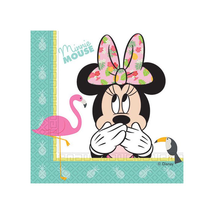 Tovaglioli Minnie Tropical Disney Pz.20 Cm.33x33 main product photo