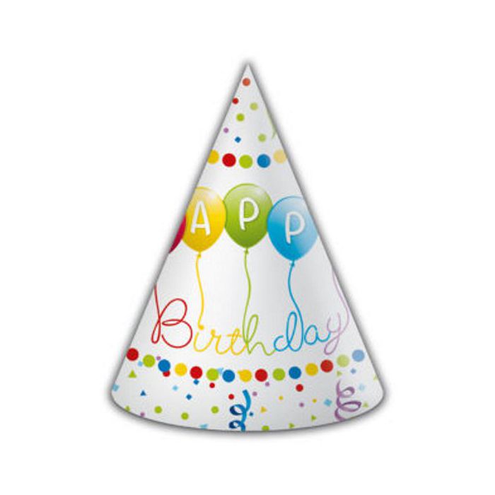 Cappellino happy birthday streamers pz.6 main product photo