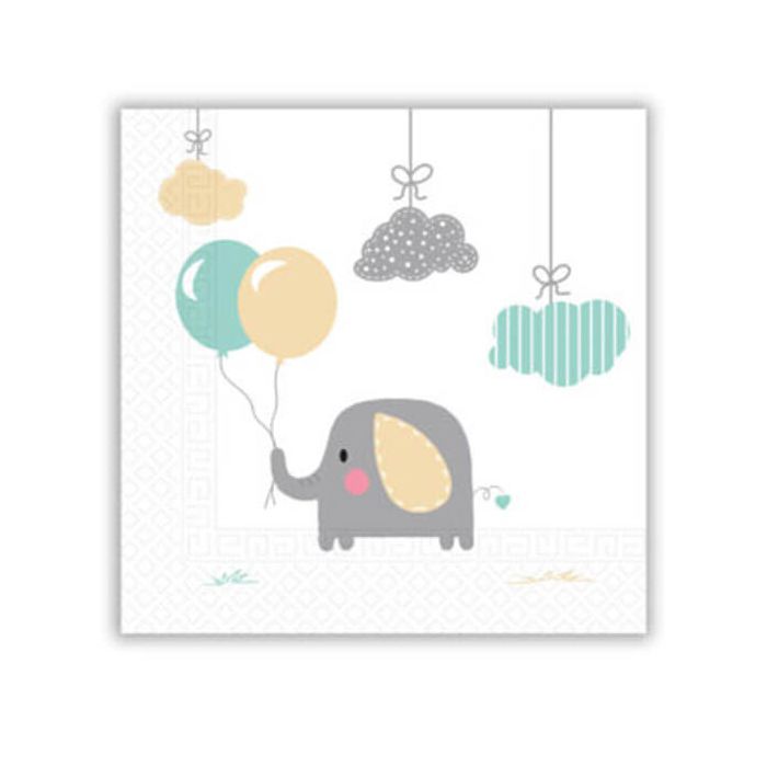 Tovaglioli Elephant Baby Pz.20 Cm.33x33 main product photo