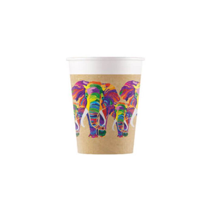 Bicchieri Elefante Compostabile Pz.8 200ml - Compostabile main product photo