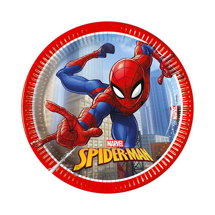 Piattini Spiderman Crime Fighter Pz.8 main product photo