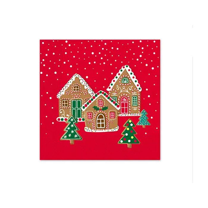 Tovaglioli Xmas Sweet Gingerhouses Pz.20 main product photo