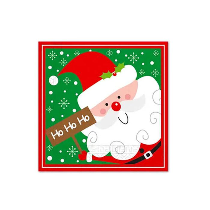 Tovaglioli Santa Claus Ho Ho Ho Pz.20 main product photo
