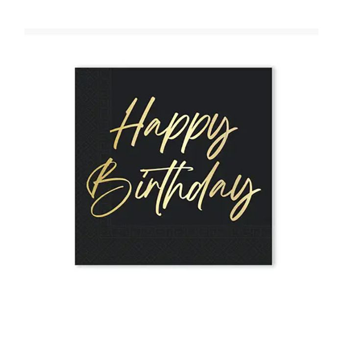 Tovaglioli Elegant Hbday Cm.33 Pz.20 main product photo