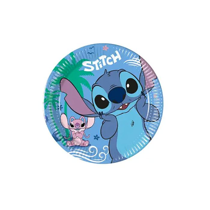 Piattini Stitch & Angel Cm.20 Pz.8 main product photo