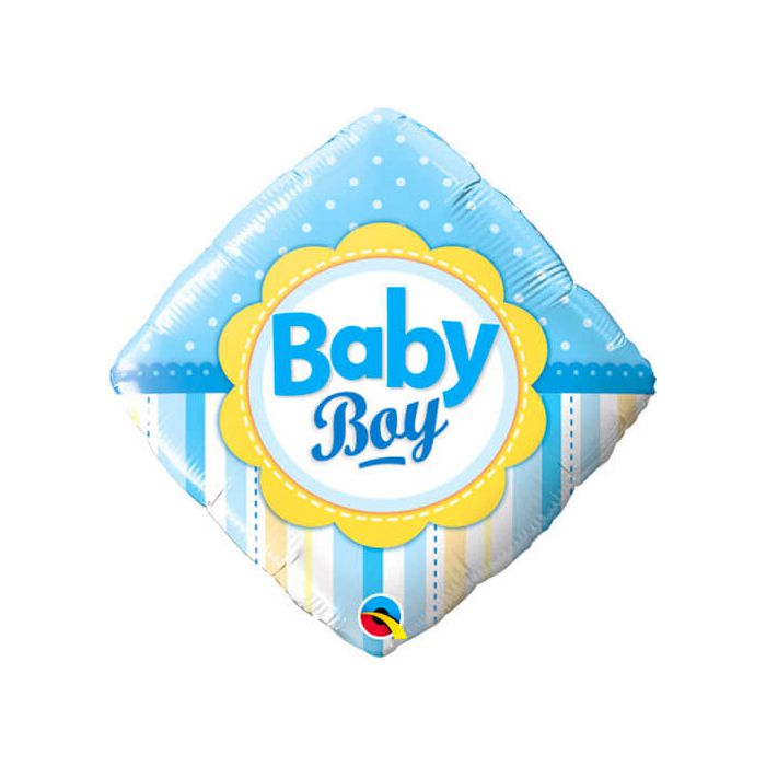 Palloncino Baby Boy Pz.1 Mylar Quadrato 18" Cm.45 main product photo